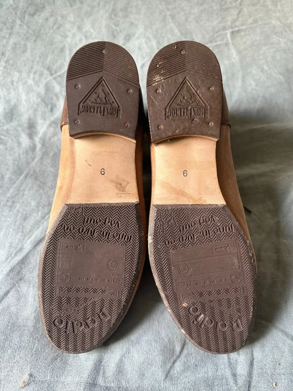 John Fluevog Radio PLR Tan Boots: Men’s 7 / Women's 9